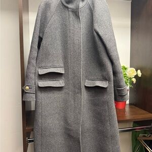 J. Crew: Toscana coat in Italian stadium-cloth wool blend in grey.